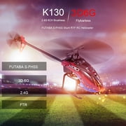 WLtoys XK K130-B RC Helicopter 2.4G 6CH Brushless 3D6G Flybarless FUTABA S-FHSS Stunt Helicopter without