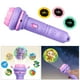 thumbnail image 5 of Proyector Linterna Dormir Aprender de portátil 3 diapositivas 24 Patrones Linterna para niños Proyector luminoso Juguete Púrpura, 5 of 9