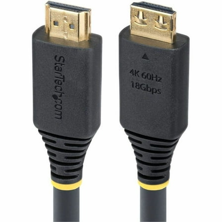 StarTech.com 20ft (6m) Active High Speed HDMI Cable with Gripping Connectors, 4K 60Hz/1440p 144Hz 18Gbps, UHD HDMI 2.0 Cord, TPE Jacket