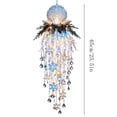 thumbnail image 4 of Clearance! Crystal Cascade Christmas Light, LED Hanging Christmas Decorations Indoor Outdoor, Cascading Icicle Style Light Ornament, Wall Window Entryway Holiday Pendant for Xmas Decor (Snowball), 4 of 7