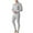 Gray, variant on Pitauce Mens Modal Thermal Underwear Thin Long Johns Lightweight Stretchy Base Layer Tops with Bottoms (Available in Big & Tall, M-5XL)