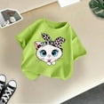 thumbnail image 5 of MEZZALL Kids Girls Cute Graphic Cartoon T-Shirts Round Neck Short Sleeve Tee Summer Casual T Shirt Tee Soft Baby Toddler Dailywear, 5 of 5