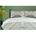 thumbnail image 4 of Ambesonne Outer Space Duvet Cover Sets, Science Fiction, 2-Queen, Army Green Pale Grey, 4 of 7