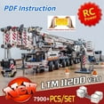 thumbnail image 1 of Liebherr LTM 11200 Crane with Power Functions Building Blocks RC MOC Bricks Toys 7900+pcs, 1 of 10