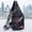 Black, variant on Crossbody Backpack for Men&Women, Small Sling Backpack Mens Shoulder Bag, Casual Daypack Hiking Bag for Travel (Black)