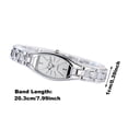 thumbnail image 3 of FORYULIK Ladies Watch Elegant Ladies Quartz Watch Square Dial Leather Strap Watch, 3 of 4