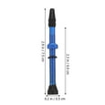 1 Pair of Tubeless Valves Stem Bike Tire Valves Stems No Leak Bicycles