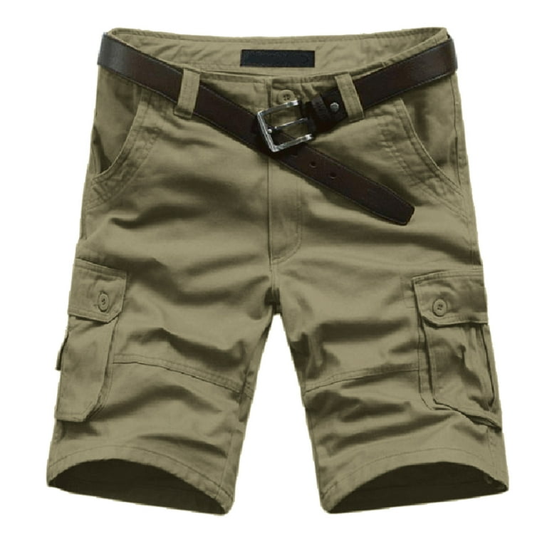 Solid Men's Color with G H Bass Pants Men's Pants Multi Pocket and