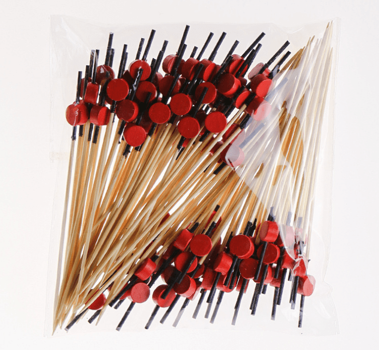 BBQ Party Bamboo Toothpick For Coctails Details about   100 Pcs Fruits & Vegetables 