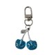 thumbnail image 1 of Glittering Cherry Key Rings Charm Unique Cherry Key Rings Charm Practical Keychain Pendant Bag Hangings Decoration Transparent, 1 of 5