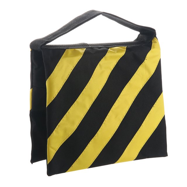 Bolsa de arena de doble color para estudio fotográfico de alta resistencia Bolsa de arena para video con soporte de carga de advertencia al aire libre Advancent EL0774-01B