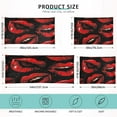 thumbnail image 3 of Sexy Red Lips Plush Pillow Case, Zippered Bed Pillow Pillowcases, Super Soft and Cozy Pillowcase Covers for Sleep Decor Giftsation - Queen Size 20x30in, 3 of 7