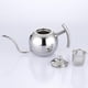 thumbnail image 3 of Cafetera de acero inoxidable con colador e infusor para cocina de catering, 1100 ml 1100ML, 3 of 9