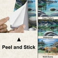 thumbnail image 4 of Peel and Stick Wallpaper Canvas Lake Tahoe beach Modern Art Wall Mural Decor Self Adhesive and Removable 100in x 144in, 4 of 7