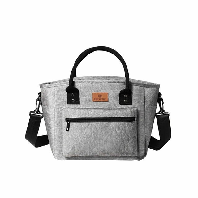 Ohufall Sac à Lunch Isolé Imperméable Grande Capacité, Fourre-Tout à Lunch Réutilisable pour Transport de Repas de Riz au Bureau