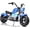 Blue, variant on Pipleo 24V 250W Kids Electric Dirt Bike - 12.5 MPH, 10 Mi Range, Dual Suspension & Disc Brake, All-Terrain Off-Road Motorcycle for Ages 8-14, 176 lbs Capacity, Twist Throttle