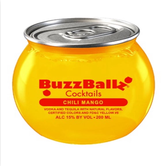 Bebida Alcoholica Preparada BuzzBallz Chili Mango 200 ml