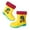 Yellow, variant on Toddler Boots Rubber Cartoon Printed Children Water Shoes Classic Children Rainboots Baby Kids Rain Boots Size 2-3 Y