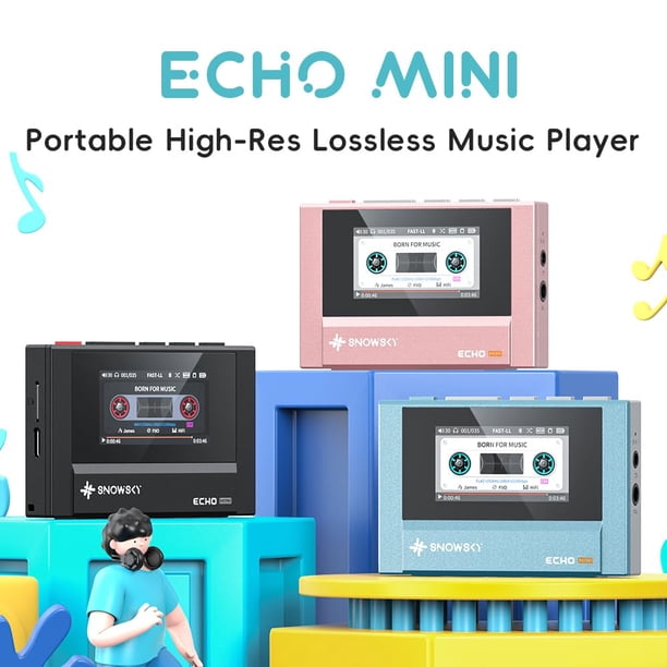 SnowSky/FiiO Echo MINI HiFi Bluetooth MP3 Player, 15Hours Playback