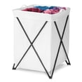 thumbnail image 2 of Whitmor Folding Laundry Hamper - White, 2 of 4
