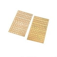 thumbnail image 2 of Mashaouyo Stickers 5Pcs Mini Letter Numbers Metal Crystal Handmade DIY Letter Sticker Luxury Anti Fade 3mm Lowercase Uppercase Letters Decal, 2 of 4