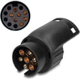 thumbnail image 1 of Adaptador de enchufe de enganche de remolque de 7 a 13 pines, 12 V, para coche, remolque, caravana, adaptador de enchufe de remolque de 7 a 13 polos, 1 of 4