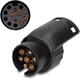 thumbnail image 1 of Dinheiro 7/13 Adaptador de enchufe de enganche de remolque Enchufe de 7 a 13 pines Enganche de 12 V Coche Remolque Caravana - Adaptador de enchufe de remolque de 7 a 13 polos |JUNJUN, 1 of 5