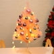 thumbnail image 4 of Árbol de Navidad rosa Wmkox8yii 60cm Paquete de bolas de Navidad Mini decoración de escritorio gf11212, 4 of 9