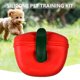 thumbnail image 1 of Bolsa de silicona para golosinas para perros, bolsa de alimentación elástica para exteriores, bolsa de aperitivos para cachorros, suministros para mascotas, 1 of 3