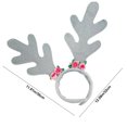 thumbnail image 3 of Ganfancp Diadema Navideña Decoración Diadema de Navidad Decoración Navideña Decoración de Fiesta Diadema Ofertas Del Día 1* Cinta para El Pelo, 3 of 6
