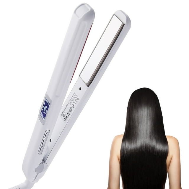 Plancha de pelo ultrasónica infrarroja, alisadora multifuncional, plancha eléctrica para el cabello