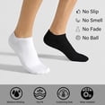thumbnail image 6 of Livease Ankle Socks Athletic Low Cut , 6 Pairs No Show Socks for Women Men, Size 10-13, 6 of 8