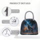 thumbnail image 4 of Disketp Lonely Night Sky Wolf Bolsa Térmica para Almuerzo, Lonchera con Abertura Amplia y Gran Capacidad, Organizador Reutilizable para Mujeres, Hombres y Adultos, 4 of 6