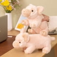 thumbnail image 4 of Cochon Mignon Allongé en Peluche, Poupée Douce et Réconfortante pour Enfants, 4 of 6