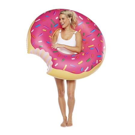 UPC: 0817742021220 | BigMouth Inc Gigantic Donut Pool Float  Funny Inflatable Vinyl Summer Pool or Beach Toy  Patch Kit Included