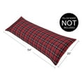 thumbnail image 4 of Sweet Jojo Designs Rustic Patch Red and Blue Body Pillow Cover Case 54x20 (Pillow Not Included), 4 of 4