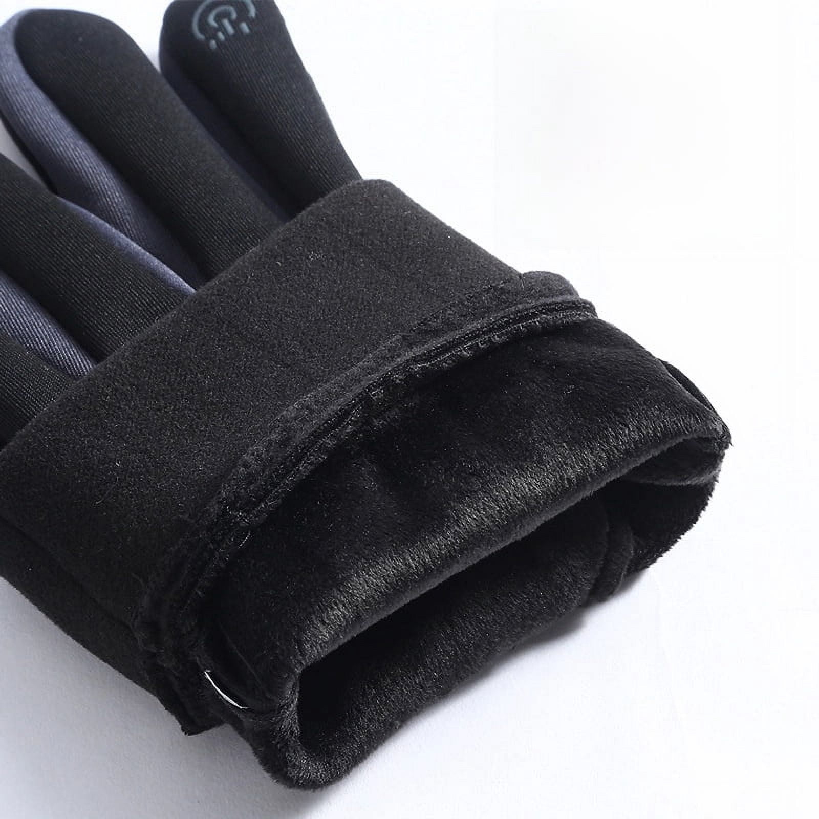 Bystar Men's and Women's Winter Gloves, Touch Screen Waterproof Windproof and Warm for Running, Cycling, Driving and Hiking