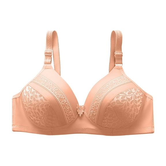 Darzheoy Bras for Women No Underwire Ladies Embroidered Glossy Comfortable Breathable Bra Underwear Bras Sport Bras 36/80