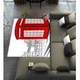 thumbnail image 1 of DEYOU Telephone Booth In London Great Symbol Design Area Rugs 5 x 7ft Floor Carpet Mat for Living Dinning Room Bedroom Kitchen Hallway Office Decor, 1 of 6