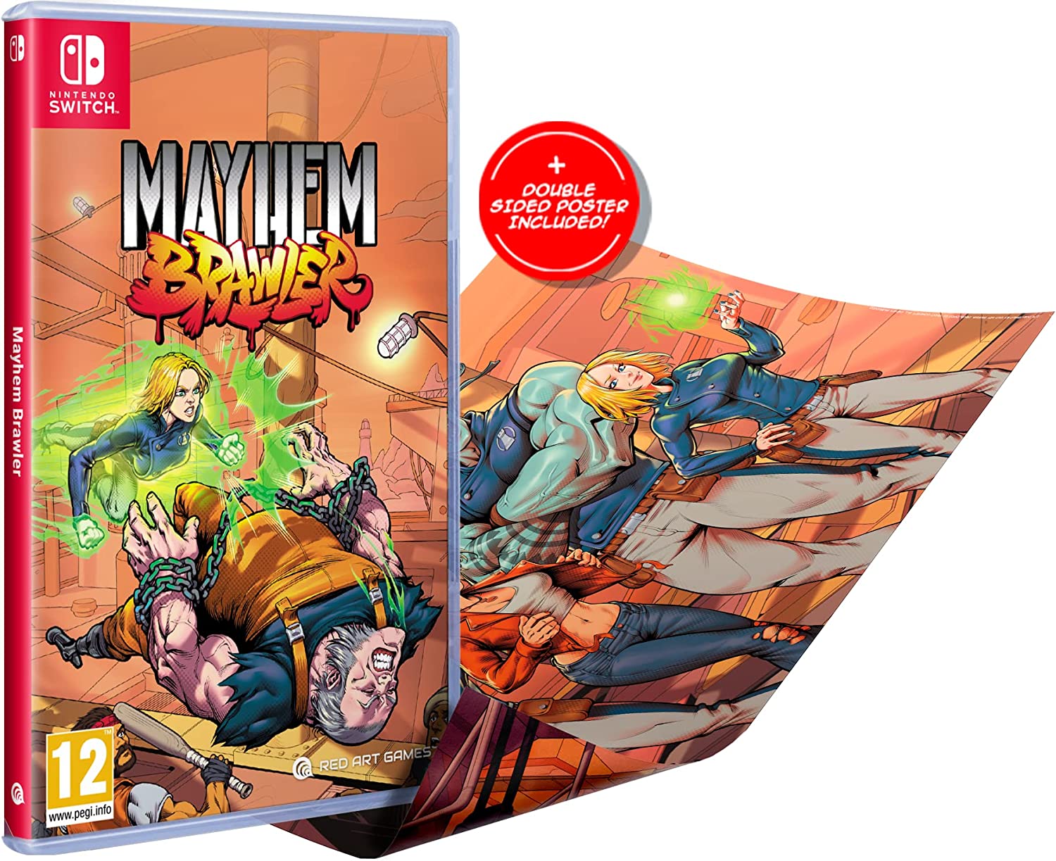 Mayhem Brawler Switch 新品未開封 Mayhem Brawler Switch 新品未開封 Mayhem Brawler Switch 新品未開封