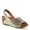 MINT GREEN, variant on Denair Women’s Leather Wedge Slingback with Cushioned Comfort