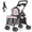 Pink, variant on CLOUDREST PRO Pet Stroller for Small Medium Dogs & Cats, Foldable Dog Stroller with 360° Swivel Front Wheels, Rear Brakes, Breathable Mesh Canopy and Parent Tray, Olive Green