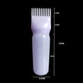 thumbnail image 4 of Soidarity Botella aplicadora de tinte VIBRANT GLAMOURHair, dispensador de cepillo para teñir el cabello en salón, botellas para teñir, herramienta de Cuidado del cabello violeta Soidarity MR5744-02, 4 of 6