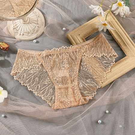 

ERTUTUYI Women Underwear Lace Perspective Sensuality Underpant