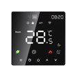 thumbnail image 2 of Smart Thermostat, WiFi Programmable Thermostat with LED Display, Voice Control Compatible with Home, Wall Mounted Room Thermostat for Home, Office, Hotel, 2 of 6