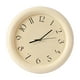 thumbnail image 3 of Reloj de pared Reloj pequeño que no hace tictac Reloj decorativo moderno Reloj de tiempo redondo para el hogar Sala de estar Baño Cocina Decoración De color crema, 3 of 8