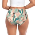 thumbnail image 3 of Womens Underwear - No Show Seamless Underwear for Women, Cute Macaw Monstera Flower Soft Stretch Women's Panties, Hipster Ladies Panties Breathable Bikini Underwear Briefs, 3 of 6