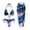 05-Blue, variant on CAIXIA 2026 4th of July Bikini 3 Piece Patriotic Swimsuits for Women Red White and Blue American Flag Bathing Suit