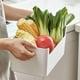 thumbnail image 4 of Organizador de plástico apilable perfecl para almacenamiento de libros bebidas verduras aperitivos tamaño Pequeño, 4 of 8