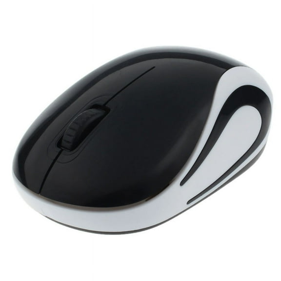 Oggfader Wireless Mouse for Laptop Cute Mini 2.4 GHz Wireless Optical Mouse Mice For PC Laptop Notebook Black